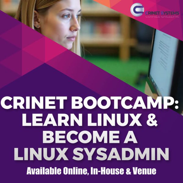 Crinet Bootcamp: Learn Linux & Become a Linux Sysadmin